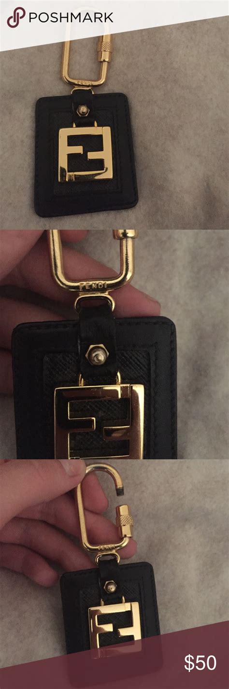 fendi card holder keychain